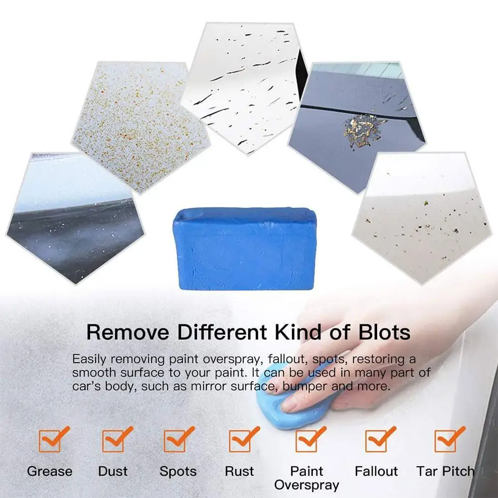 

100G Car Cleaner Blue Clay Bar Car Wash Auto Styling Detailing Car Cleaning Auto Car Clean Handheld Car Washer