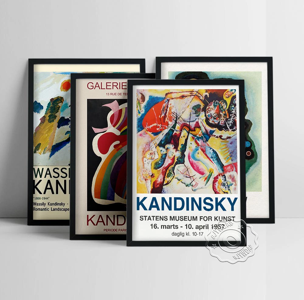 Холст Художественная печать постер художник Wassily Kandinsky геометрический