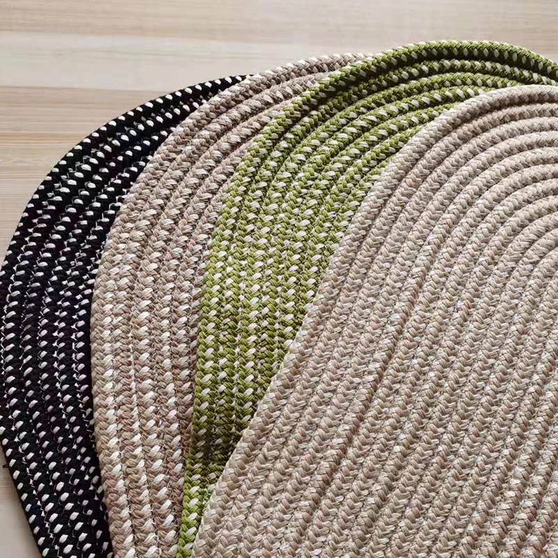 Круглый коричневый ковер ручной работы домашние коврики в скандинавском стиле