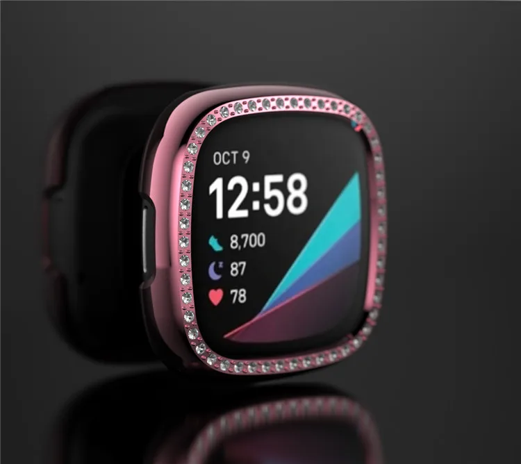 Прозрачный защитный чехол для Fitbit Versa 3/Sense оболочка часов Защитная пленка экрана