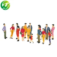 30pcslot 125 scale model miniature figures architectural model human model abs plastic peoples