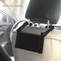 car phone holder stand for ns nintend switch console seat back mount stand two in one car bracket for ns adjustable desktop hold