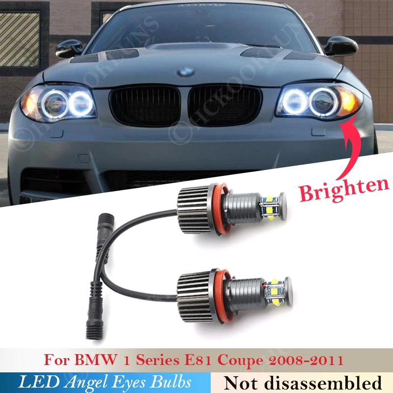 

Headlight Angel eyes bulb LED 120W pair Light For BMW 1 5 3 X Z Series E81 Coupe E90 M3 E82 E60 E E70 87 E81 E89 88 E71 E93 Car