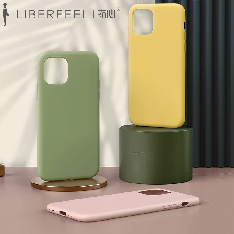 Liberfeel Maoxin чехол для iPhone мягкий жидкий силиконовый чистый цвет телефона iphone 11 pro