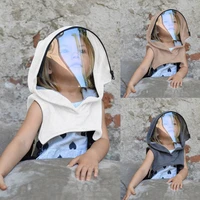 bandana full protective face cloth maks for kids clear hooded hat child reusable removable cosplay costumes