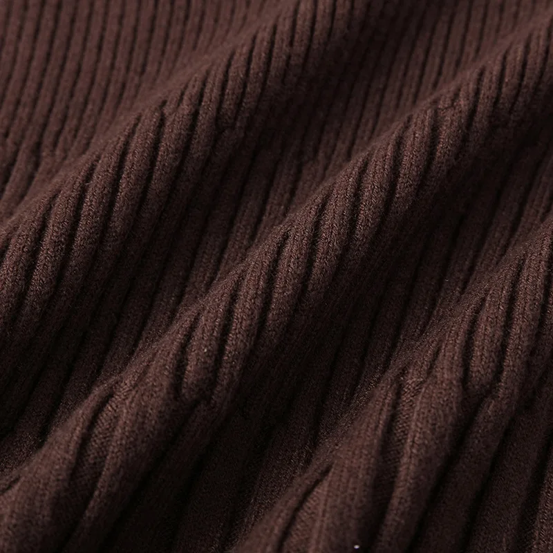 Осенне зимняя женская трикотажная юбка 2020 Женская Ретро эластичная талия