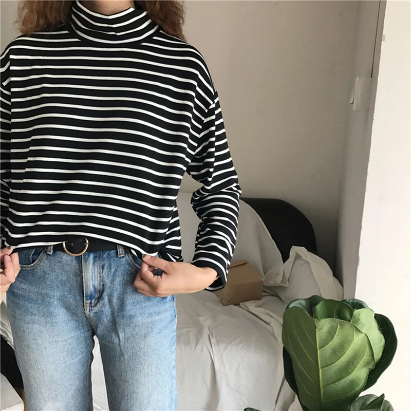 2019 женские пуловеры в Корейском стиле с длинными рукавами сезон весна-осень