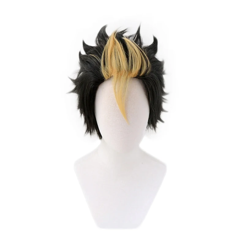 Аниме Haikyuu! Парик для косплея Karasuno Nishinoya Yuu короткий термостойкие синтетические
