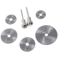 7pcs hss circular saw blade for drill rotary tool cutting wheel discs