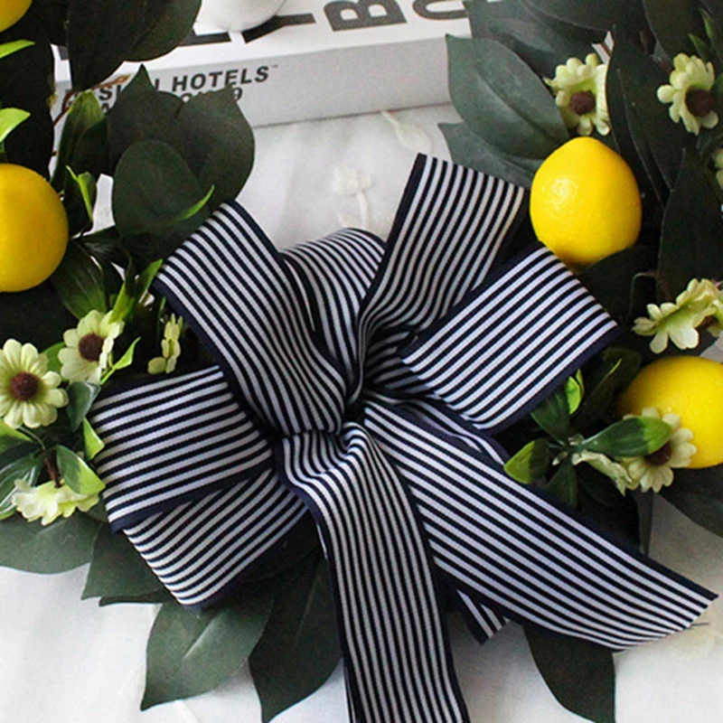 Венок с изображением лимона призрака американский пасторальный домашний декор