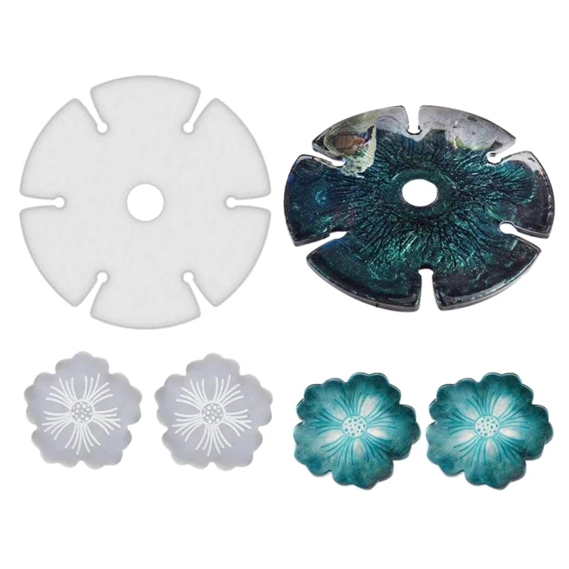 

Винный шкаф Coaster силиконовая формочка в виде цветов карты круглый винный шкаф пресс-форм DIY ручной работы с украшением в виде кристаллов кле...