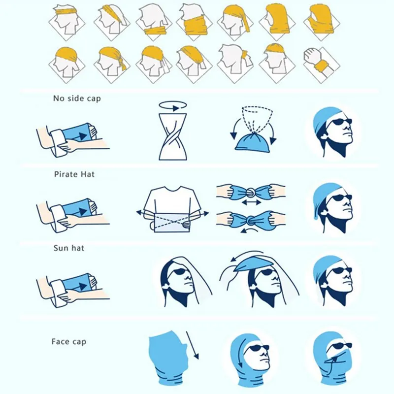 

Camping Hiking Scarves Cycling Sports Bandana Outdoor Headscarves Activities Riding Headwear Men Women Party Scarf Neck Warmer