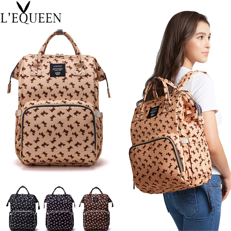 Сумка для подгузников Lequeen дорожный Многофункциональный рюкзак мам