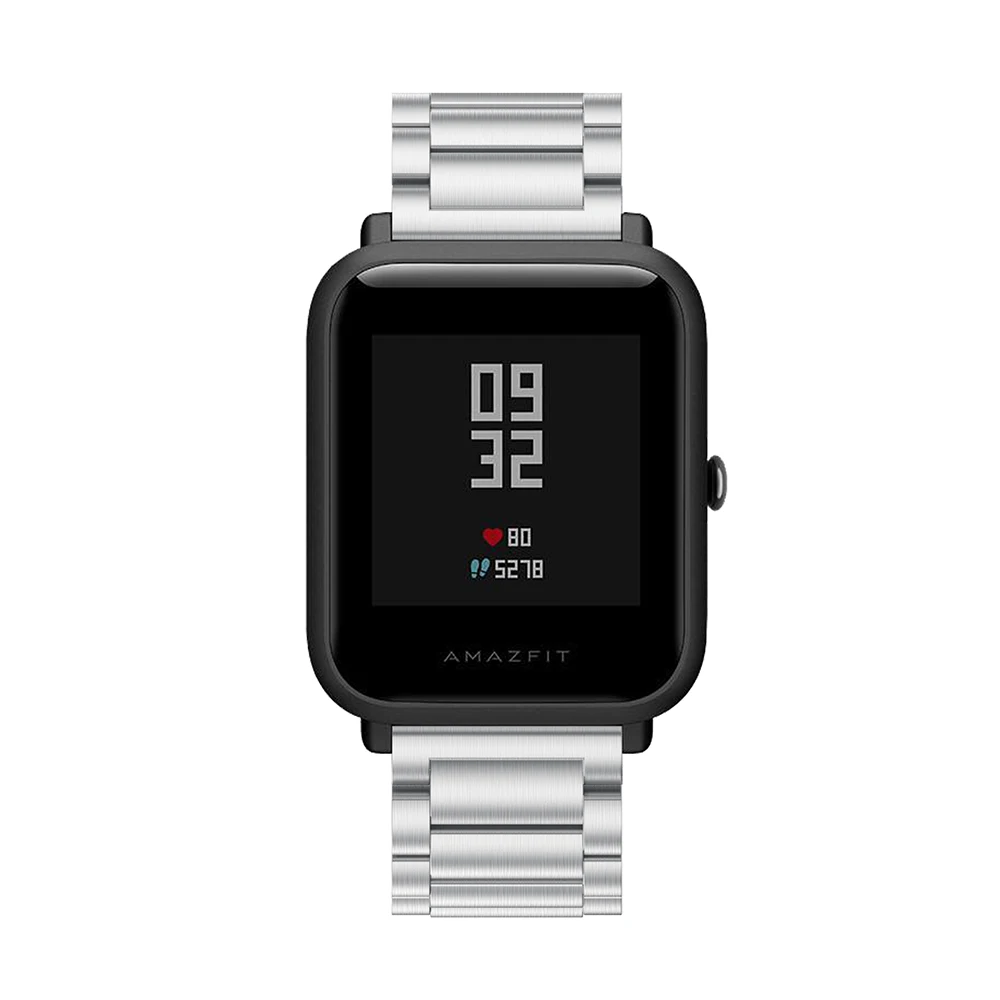 Металлический браслет Milanese для Huami AMAZFIT Bip 20 мм из нержавеющей стали ремешки часов