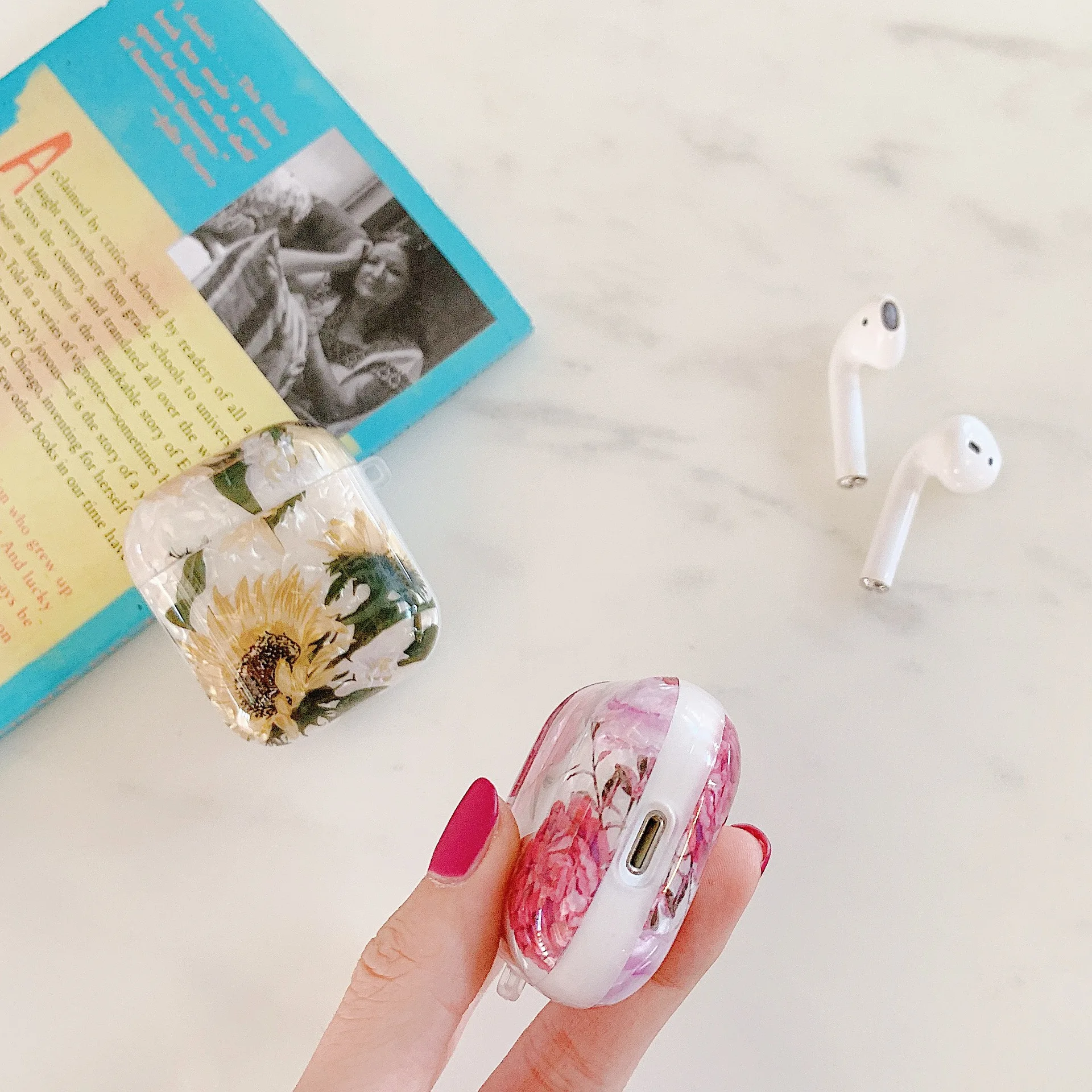 Чехол для наушников AirPods Pro с Bluetooth 2-го и 3-го поколения мягкий чехол изображением
