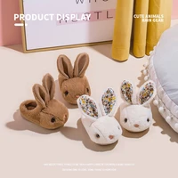 kids boots for the winter for a girl slippers indoor warm shoes cute cartoon rabbit cotton boots cold cotton slippers