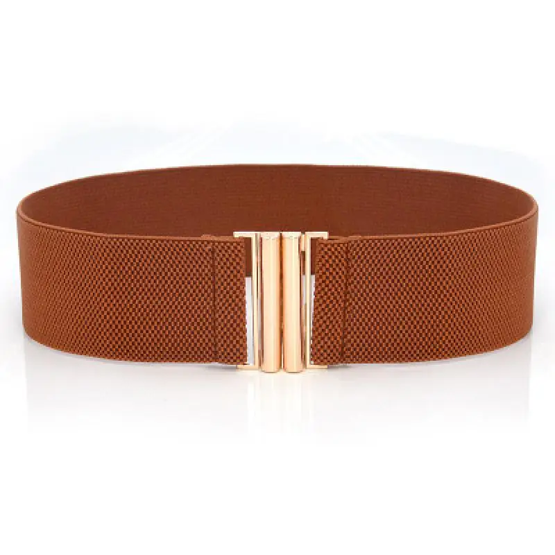 Тощий эластичный пояс из мягкой кожи широкий вокруг талии простой женский