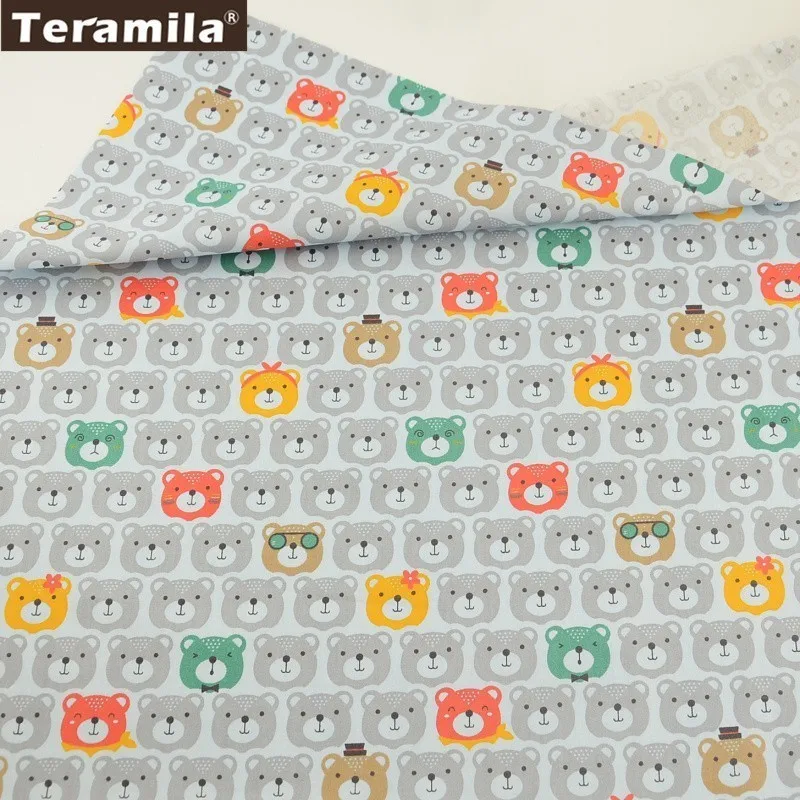 32x32cm Teramila хлопок ткань животный дизайн Telas Por Metro Tecido «сделай сам» Лоскутная работа дети Накидка для диванной подушки ремесло Tissus Stoffen 32x32 см - Цвет: 32x32cm