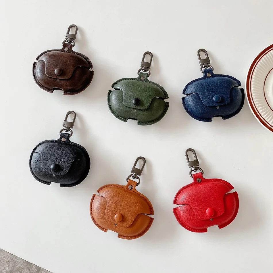 

For Beats Studio Buds Case Vintage Leather Protect Cover For Beats StudioBuds Wireless Earphone Case Luxury Accessories