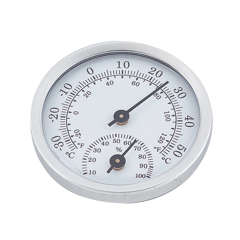 

Wall Mounted Analog Humidity Gauge Temperature Humidity Meter Thermometer & Hygrometer For Sauna Room Household
