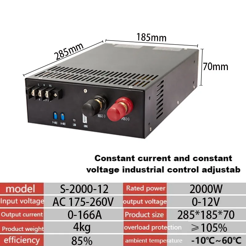 

9A 18a 25a33a42a55a83a 200W high power switching power supply SUSWE