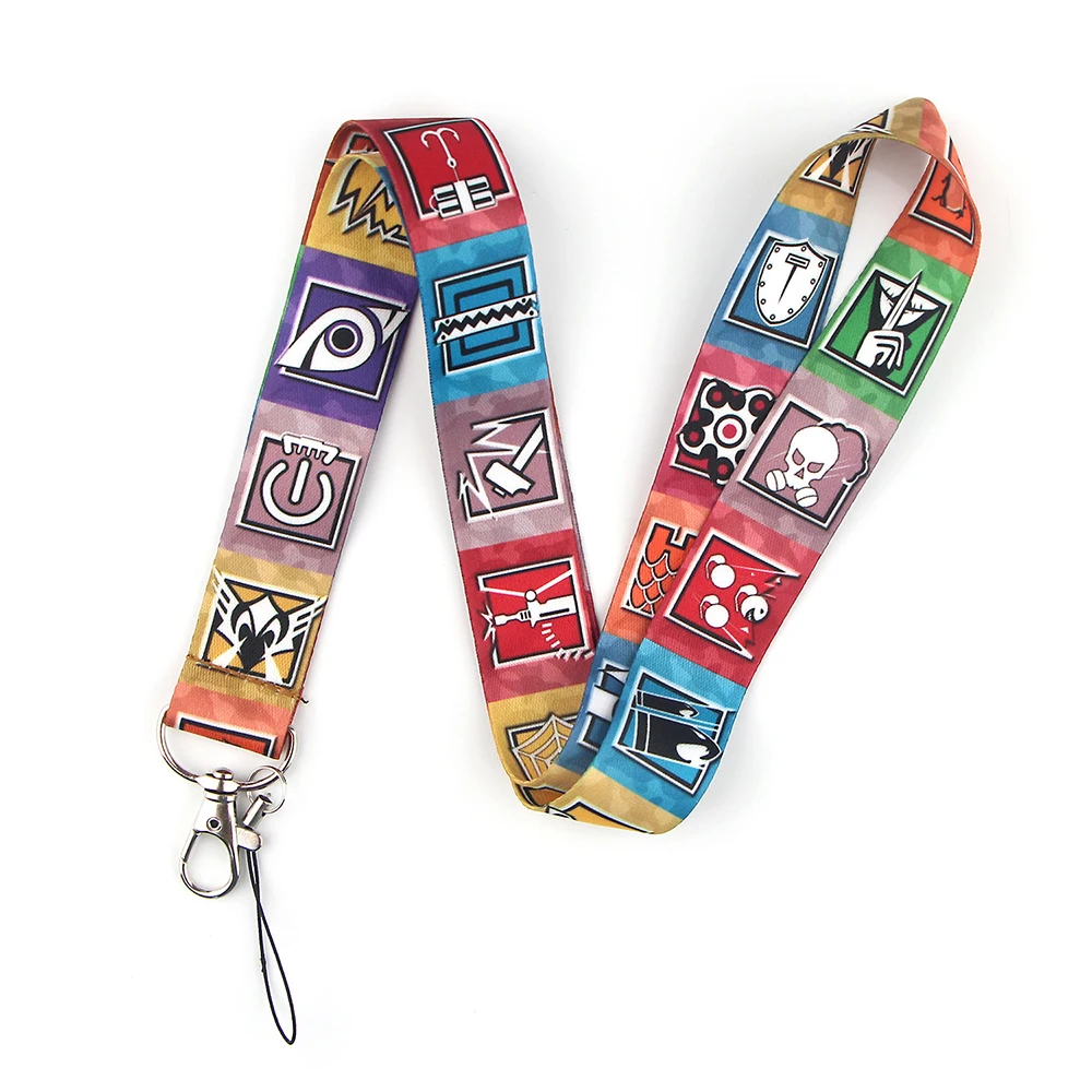 ca1598 cartoon cute lanyard for keys hanging ropes phone badge neck straps plants necklaces fashion accessories free global shipping