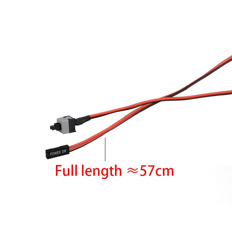 Линия переключателя питания для компьютера 50 см кнопка переключения ПК