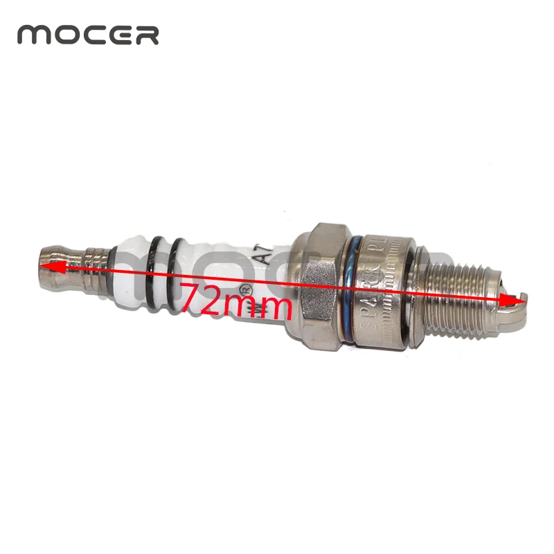 

High Quality 63.5mm Spark Plugs LG A7RTC Fit For GY6 50-200C/Make in China Engine 50-160cc/Modified 40-6 GT405