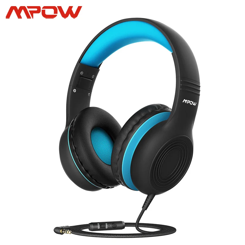 Mpow CH6S проводные наушники для детей с микрофоном Макс 85 дБ пищевого материала детские наушники для iPad Kindle телефонов