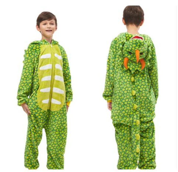 Новинка Пижама с единорогом Комбинезон животными для детей Одежда сна мальчиков