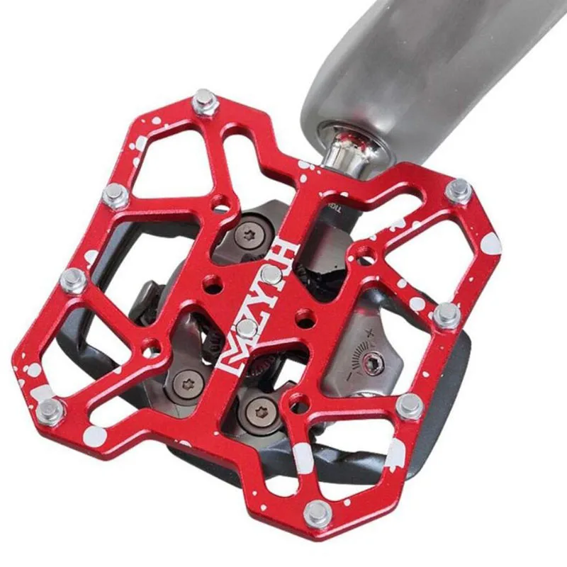 2 шт. велосипедные бесцветные педали из алюминиевого сплава универсальные
