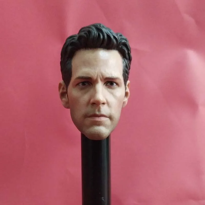 

1/6 Scale Ant-Man Head Sculpt Paul Rudd Civil War Head Carving Model for 12in Action Figure Phicen Tbleague Toy