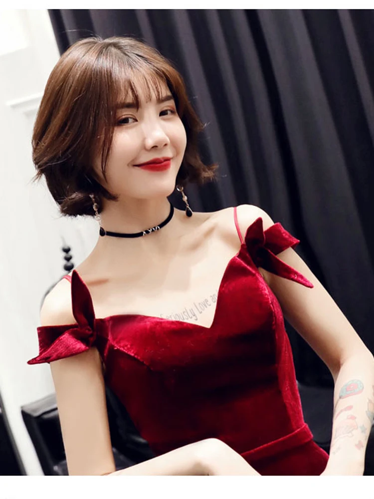 Вечернее платье без рукавов Robe De Soiree с открытой спиной Женские вечерние платья Большие размеры с открытыми плечами элегантные вечерние платья E743