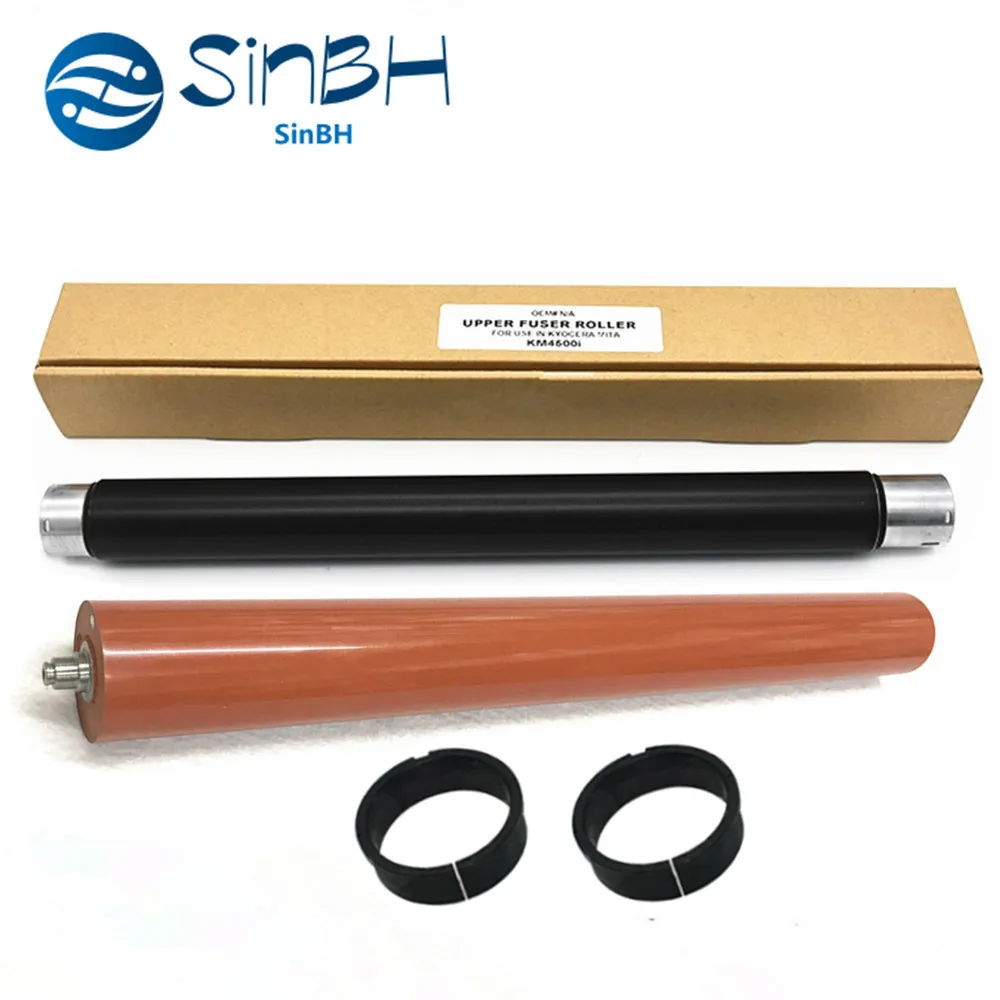 1 комплект х нижний напорный ролик + втулка теплового ролика верхний для Kyocera TASKalfa