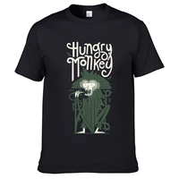 hungey monkey classic painting logo t shirt for men limitied edition unisex brand t shirt cotton amazing short sleeve tops
