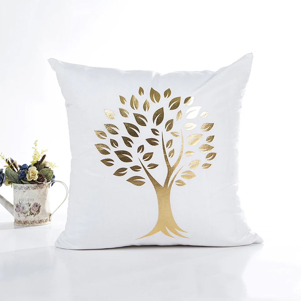 Новинка блестящая бронзовая наволочка с блестками Арт полоса губы ресницы