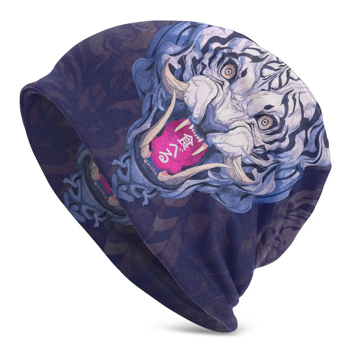 Облегающие шапки Tiger Art Fierce для мужчин и женщин лыжная шапка улицы двухслойная