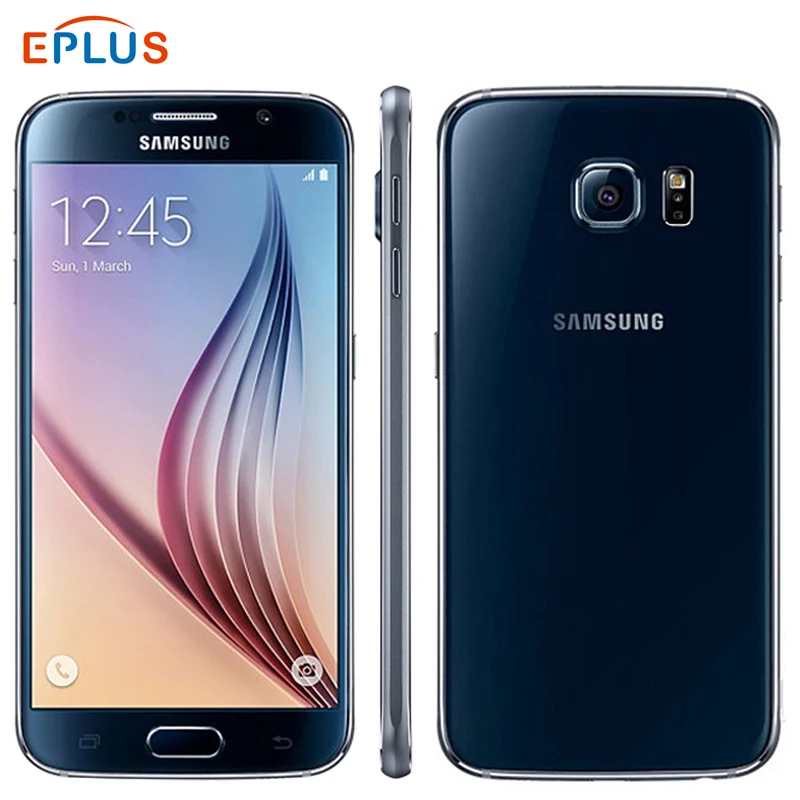 ЕС Версия samsung Galaxy S6 G920F 3 ГБ 32 ГБ мобильный телефон Exynos 7420 5," NFC 16MP отпечаток пальца 4G LTE телефон