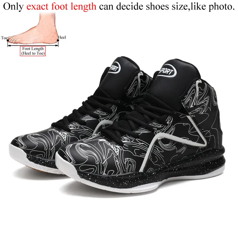 Мужские кроссовки для баскетбола ayakkabi basketbol zapatillas de basquetbol deportivas hombre trampki basket homme chaussure - Цвет: Black