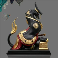 CHINESE ZODIAC LUCKY DRAGON KING STATUE DRAGON ANIMAL ARTS SCULPTURE FRP CRAFTS HOME DECORATION EXORCISE EVIL SPIRITS R4026