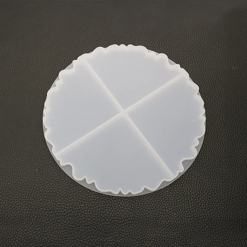 Ins горячей смолы Coaster Силиконовые формы diy креативный Агат резки океана