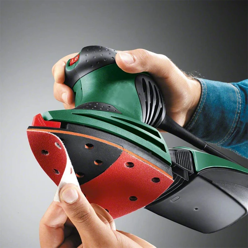 

80 Pieces Sanding Pads Mouse Sanding Sheets Hook and Loop Assorted 60/80/ 120/180/ 240/320/ 400/800 Grits