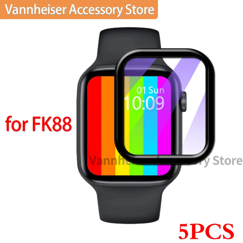 

9H Suitable For Original IWO FK88 Curved 3D Film FK88 Smartwatch Full-screen Protective Film PMMA FK88 Accessories not Glass