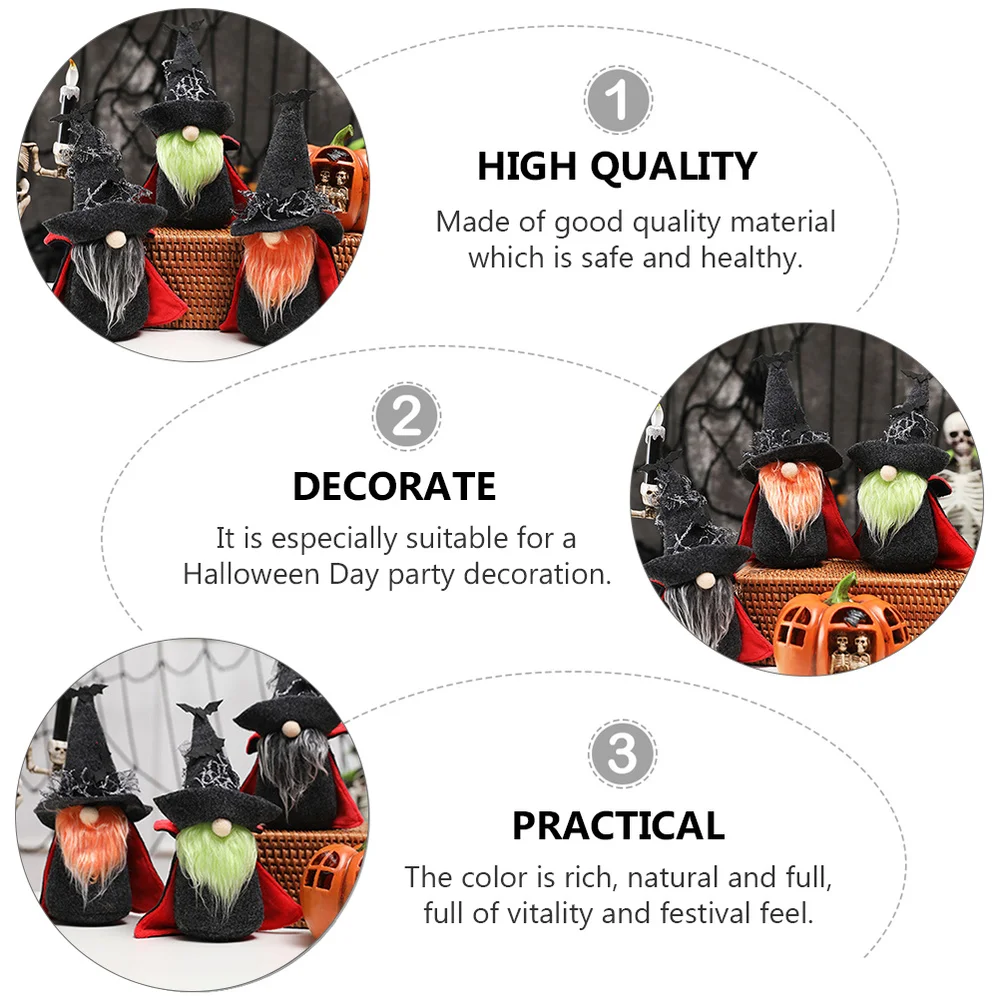 

1Pc Cloth Gnome Doll Adornment Cloth Doll Desktop Ornament Party Photo Props