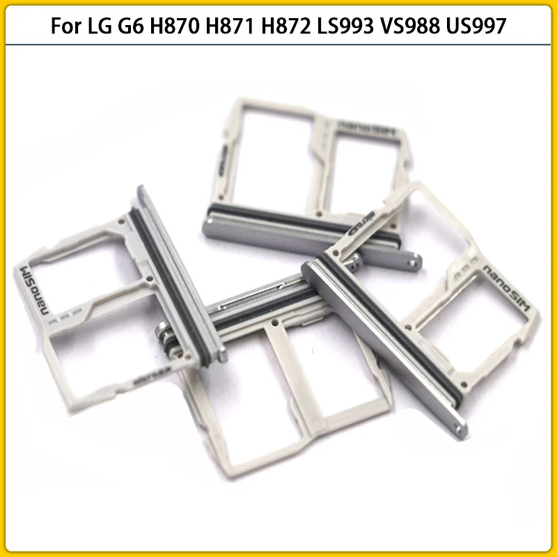 Новинка лоток для SIM карты G6 LG H870 H871 H872 LS993 VS988 US997 держатель слота со слотом SD