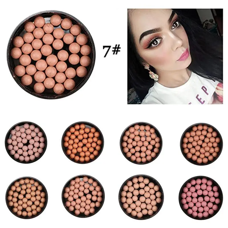 3 в 1 румяна тени для век контур макияж матовое лицо шарики пудры 8 цветов шт. |