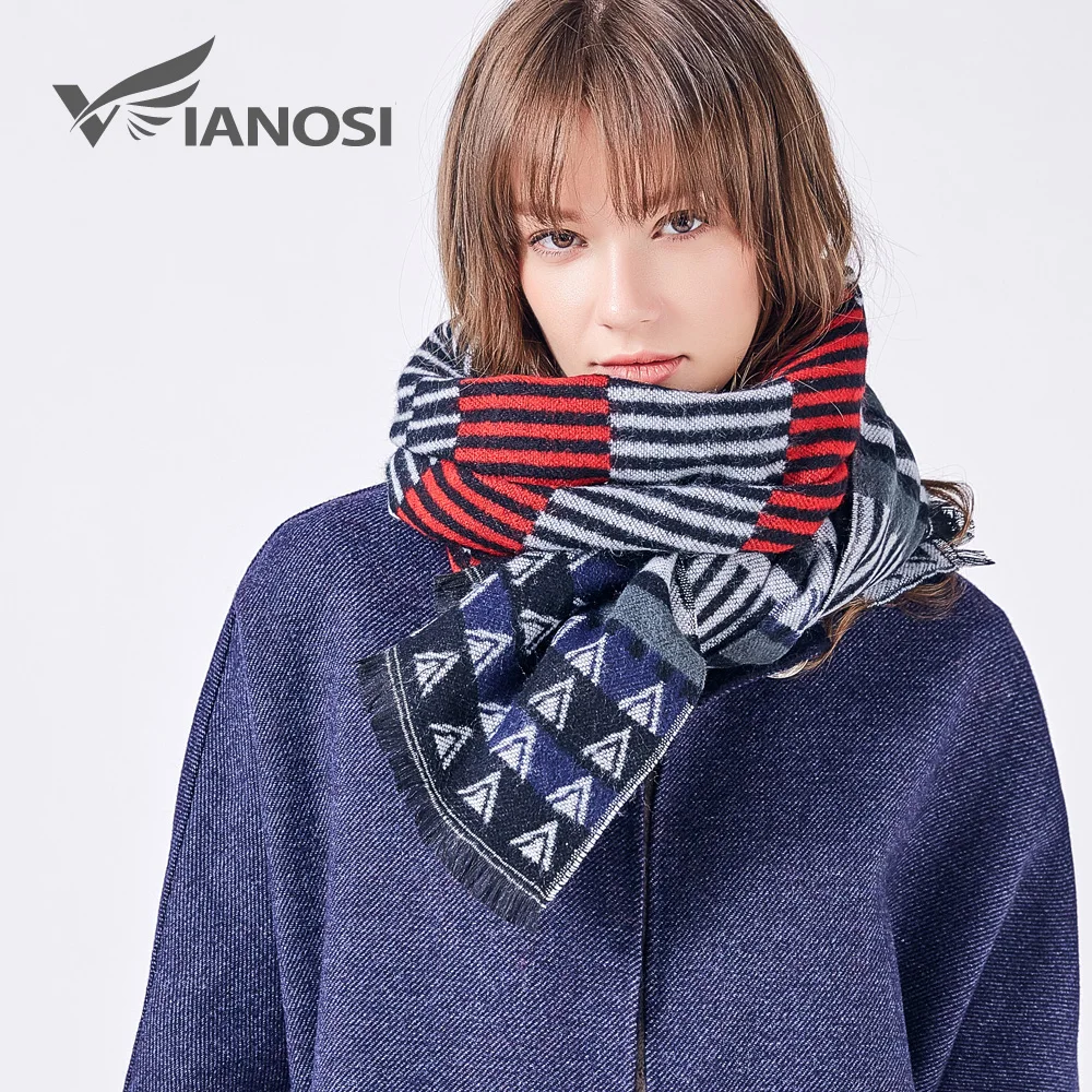 VIANOSI 2020 теплые шарфы зимний модный роскошный шарф подарок для женщин дамские