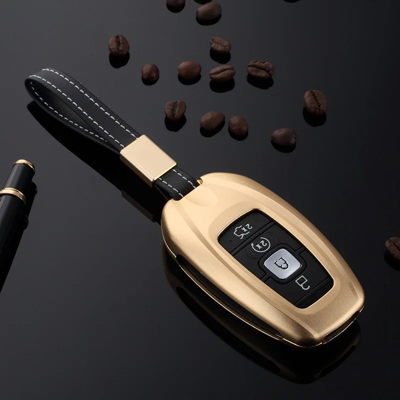 Чехол из алюминиевого сплава для автомобильного ключа чехол Lincoln MKC MKZ MKX NAVIGATOR 2017