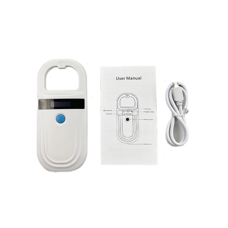 Bluetooth ручной 180 LF 134 2 кГц RFID животный микрочип считыватель используется для собак