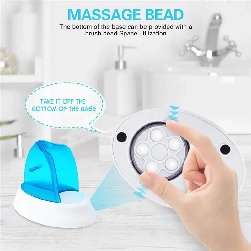 Многофункциональная Очищающая щетка для лица 4 в 1 электрическая портативная